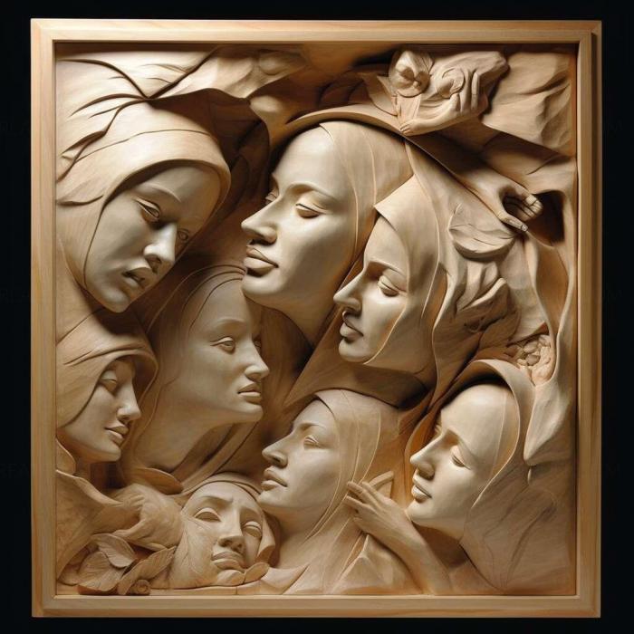 نموذج ثلاثي الأبعاد لآلة CNC 3D Art 